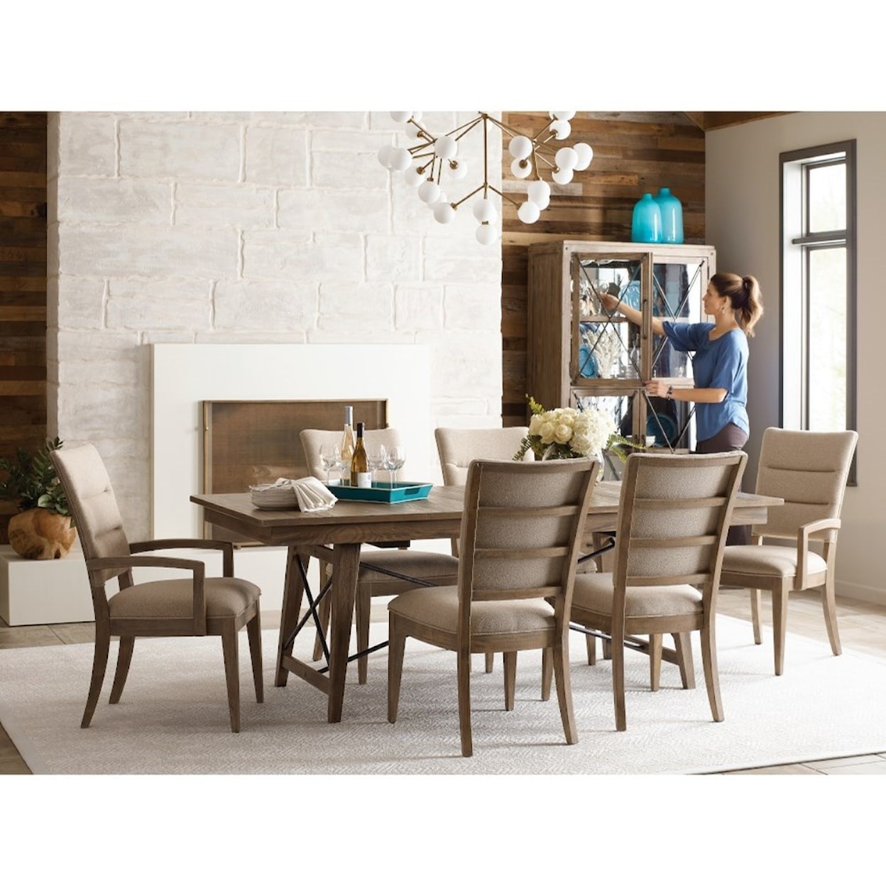 Kincaid Furniture Modern Forge Laredo Dining Table