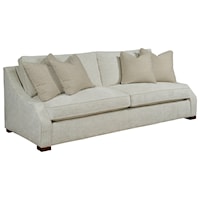 Grande Two Cushion Sofa with Sloping Track Arms