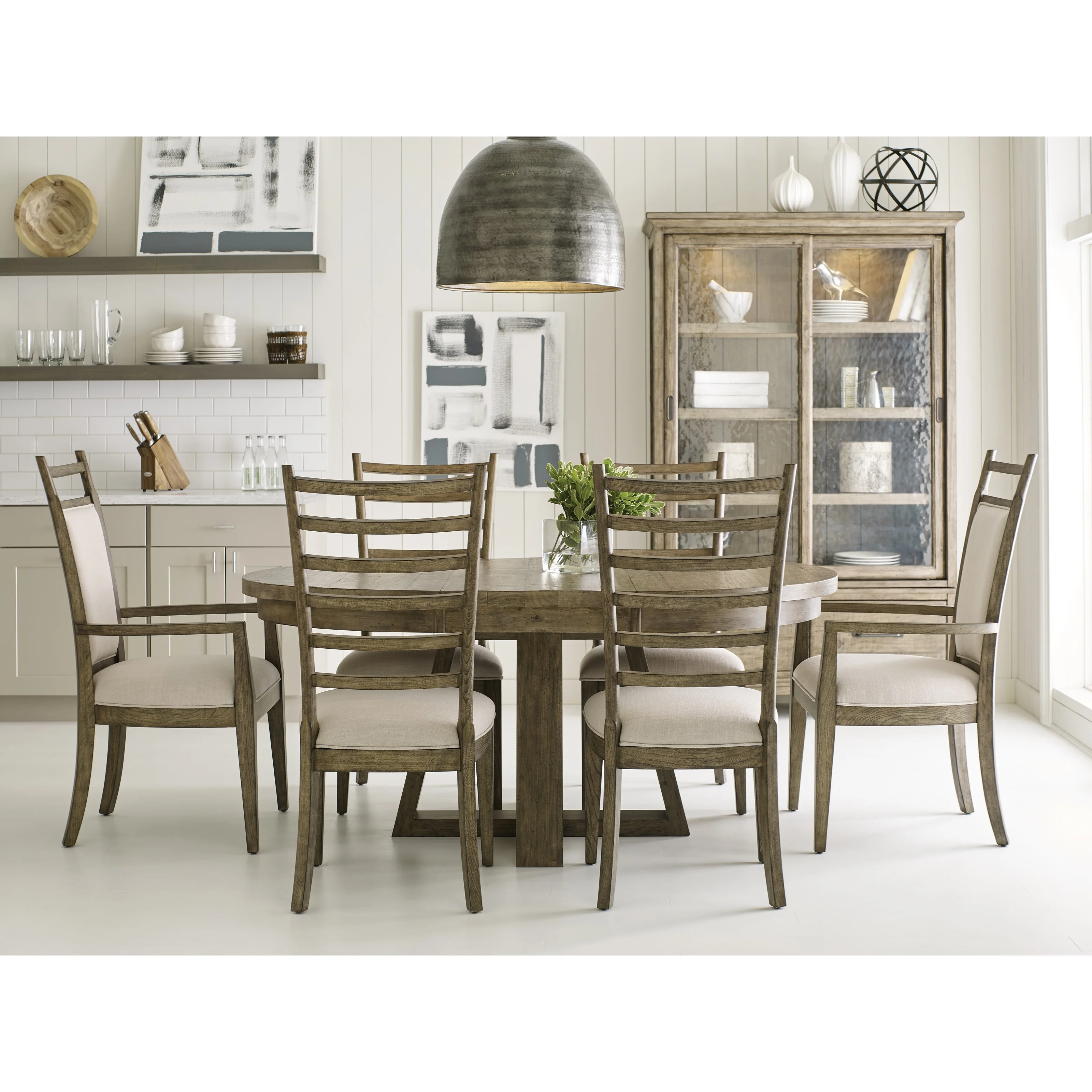 Dining Rd Kincaid Furniture Plank Road 706 Dining Room Group 2 Formal Dining Room ...