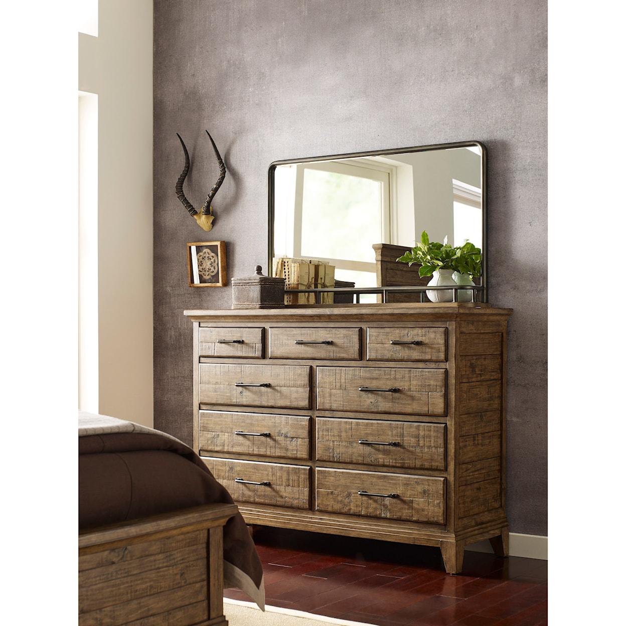 Kincaid Furniture Plank Road Westwood Landscape Mirror