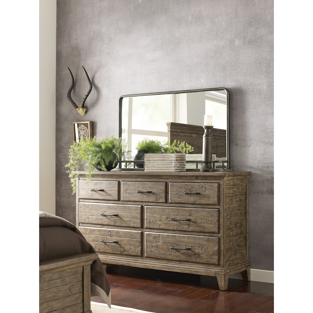 Kincaid Furniture Plank Road Westwood Landscape Mirror