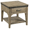 Kincaid Furniture Plank Road Artisans Rectangular Drawer End Table