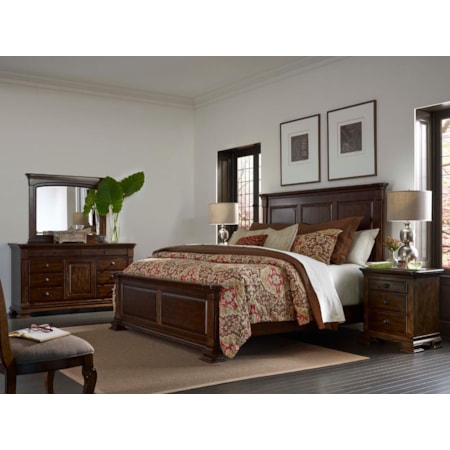 King Monteri Panel Bed
