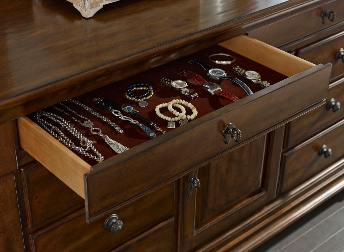 Basilica Dresser and Landscape Mirror Set