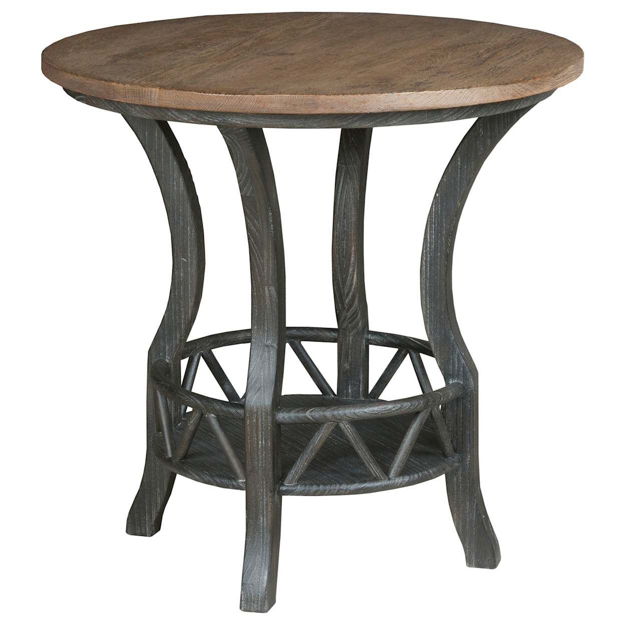 Kincaid Furniture Trails Pisgah Round Lamp Table