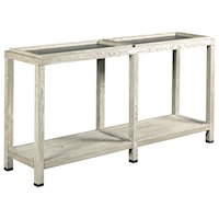 Elements Console Table with Two Removable Trays