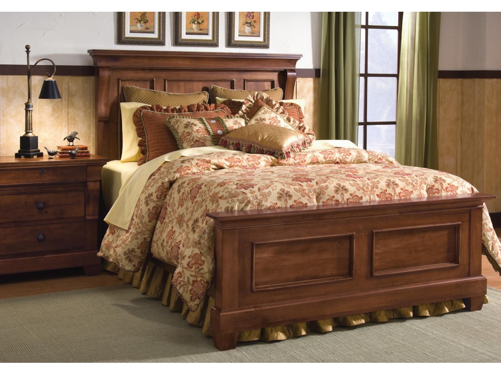 Kincaid Furniture Tuscano King Panel Headboard & Footboard Bed | AHFA