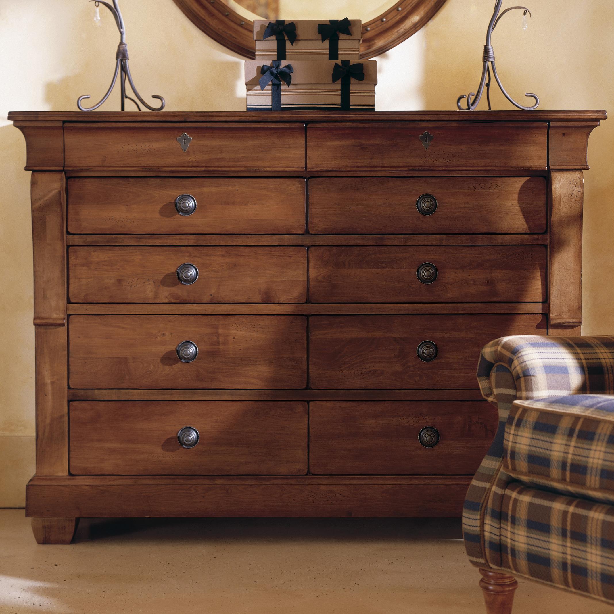 Kincaid Furniture Tuscano Drawer Dresser Solid Wood Top ...