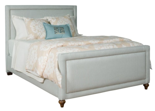 Lacey King Upholstered Bed with Nailhead Trim