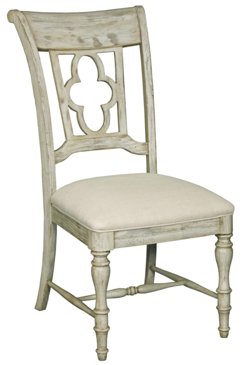 Side Chair with Quatrefoil Back