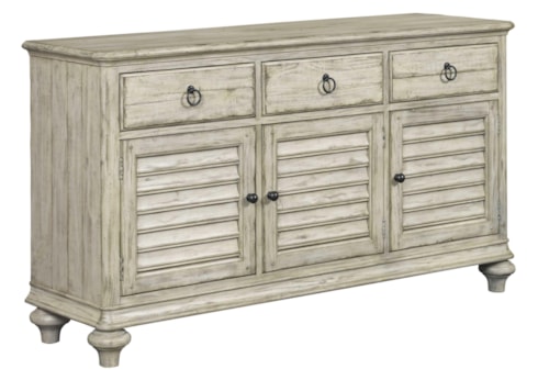 Hastings Buffet with 3 Drawers and 3 Shutter-Style Doors