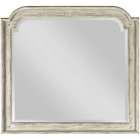 Westland Mirror with Wooden Frame and Beveled Mirror