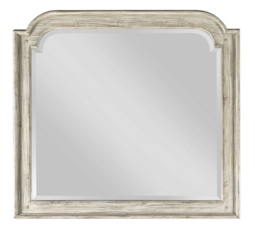 Westland Mirror with Wooden Frame and Beveled Mirror