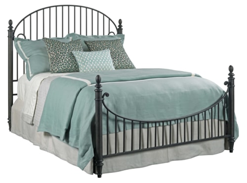 Catlins Metal Queen Bed Package with Metal Slat Headboard and Footboard