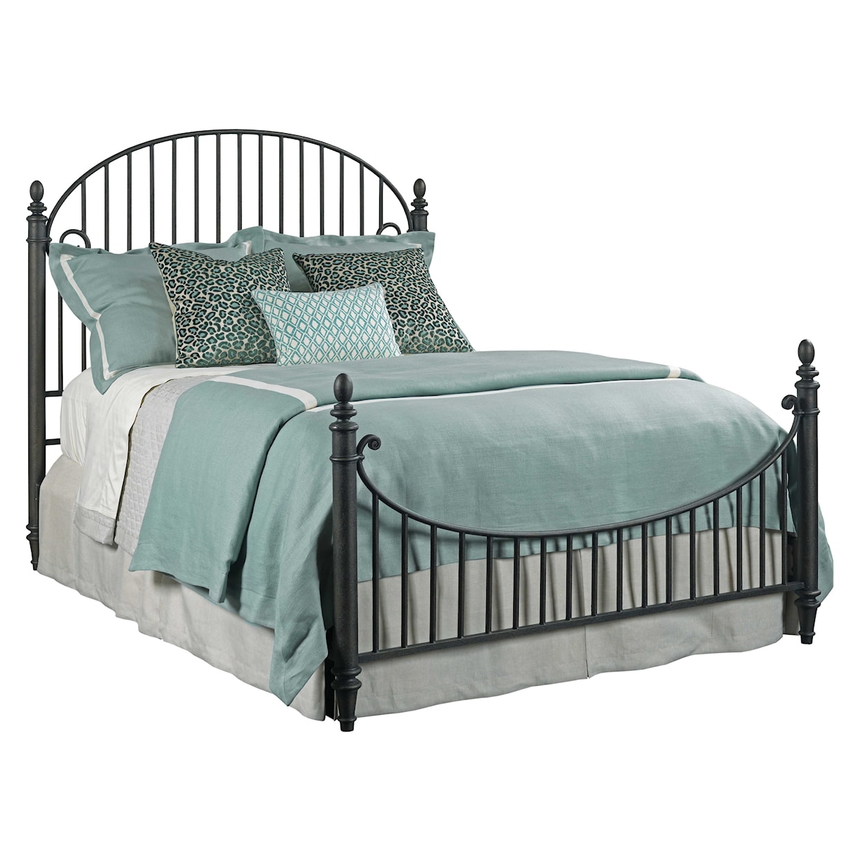 Kincaid Furniture Weatherford Catlins Metal King Bed Package