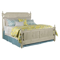 Westland Queen Bed Package with Bed Posts and Panel Footboard