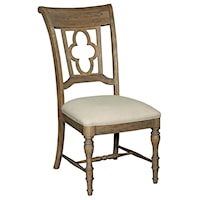 Side Chair with Quatrefoil Back