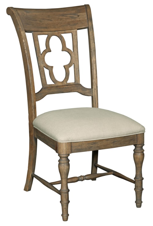 Side Chair with Quatrefoil Back