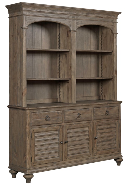 China Cabinet with 4 Shelves and 3 Drawers and 3 Doors
