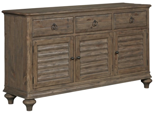 Hastings Buffet with 3 Drawers and 3 Shutter-Style Doors