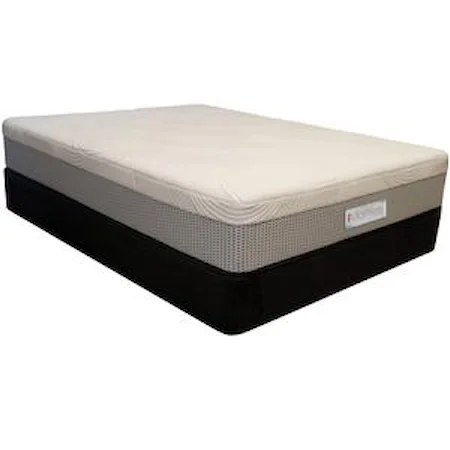 Queen Pocketed Coil Mattress and Foundation