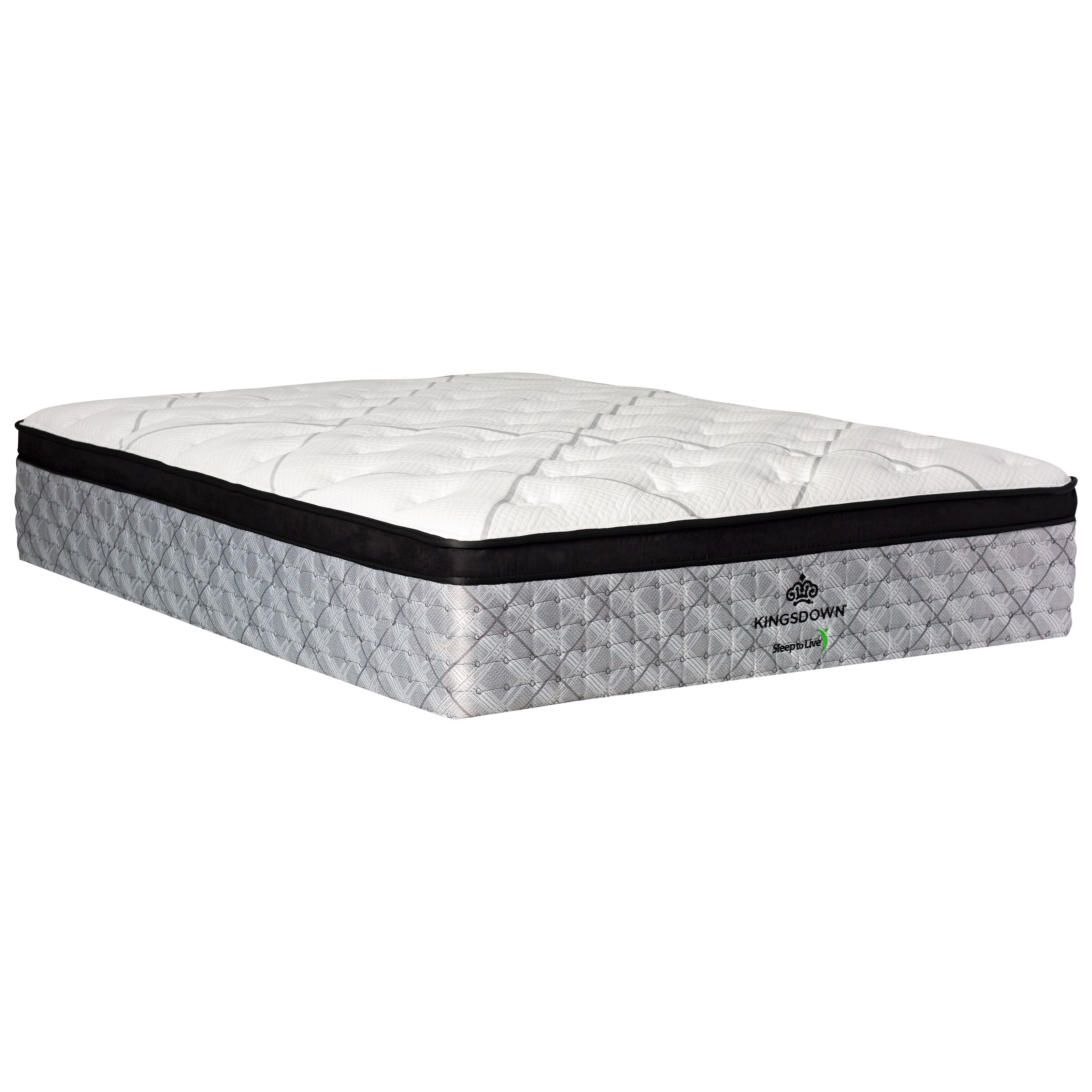 King 15 1/2" Plush Euro Top Mattress