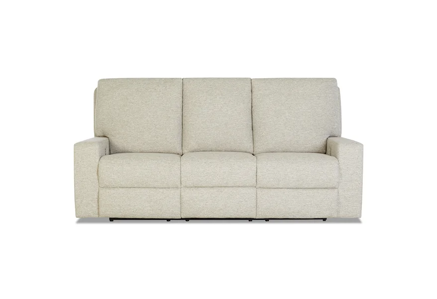 Alliser Power Reclining Sofa w/ Power Headrests by Klaussner at Sheely's Furniture & Appliance
