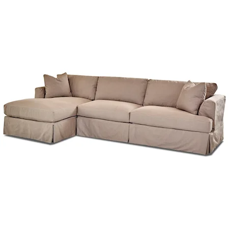 3-Seat Chaise Sofa Sectional w/ LAF Chaise