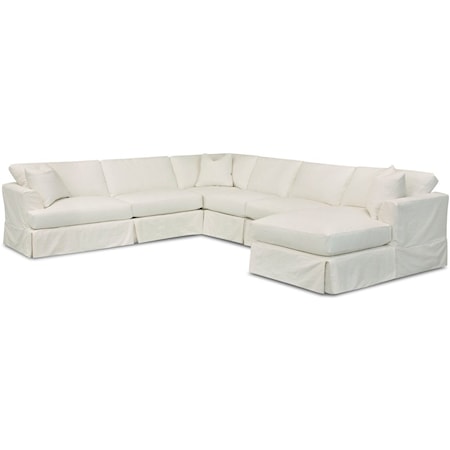 5-Seat Sectional Sofa w/ RAF Chaise