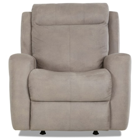 Contemporary Power Reclining Chair with Power Headrest/Lumabr and USB Port