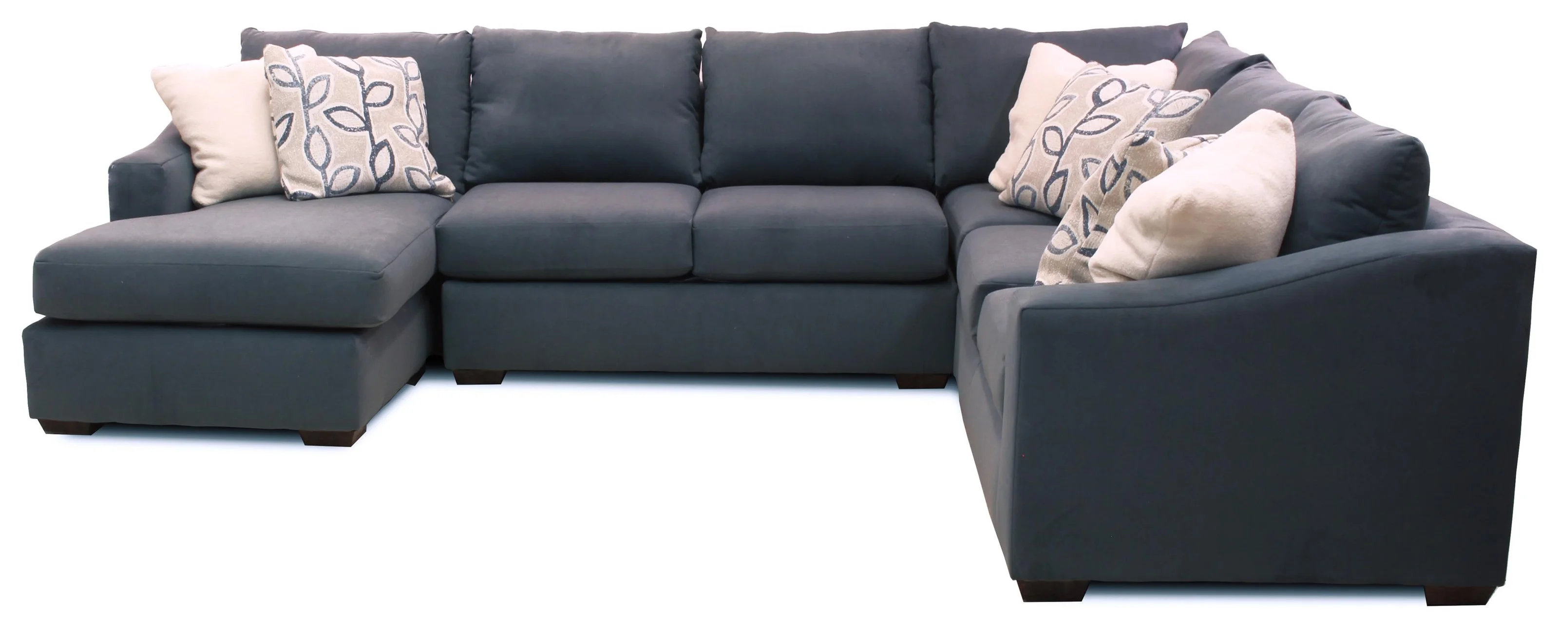 Klaussner Demi 212343PC Contemporary 5Seat Sectional Sofa with LAF