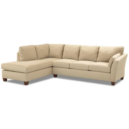 Two Piece Sectional Sofa with Chaise