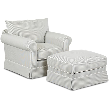 Chair & Ottoman Set