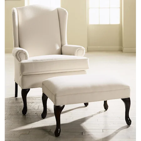 Hereford Accent Chair and Ottoman Group