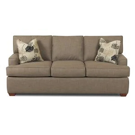 Sofa with Low Profile Track Arms