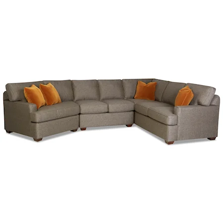 3-Piece Sectional with Big Chair