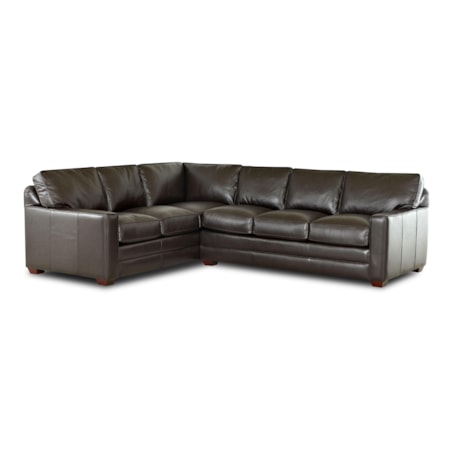 2 Piece Sectional Sofa with LAF Corner Sofa