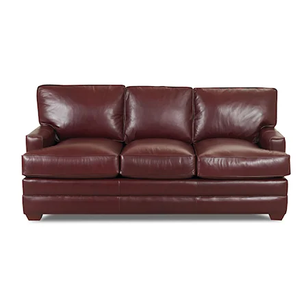 Sofa with Low Profile Track Arms