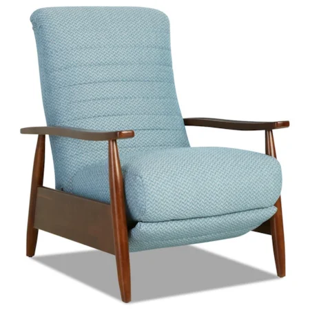 Mid Century Modern Push Back Recliner