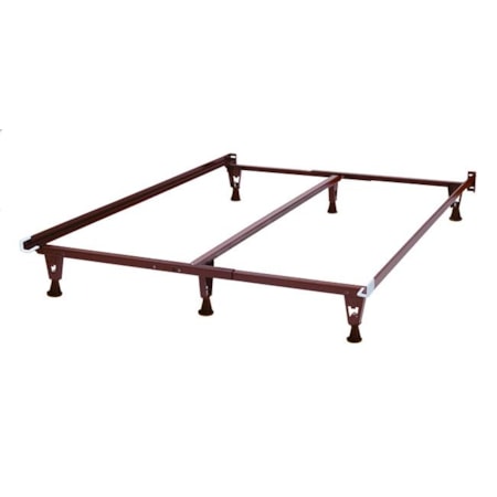 Heavy Duty Adjustable Bed Frame with Glides