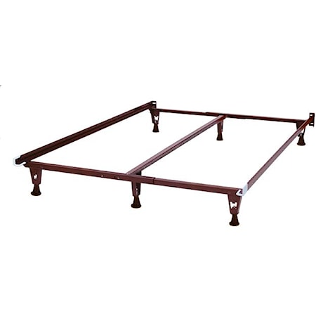 Heavy Duty Adjustable Bed Frame with Glides