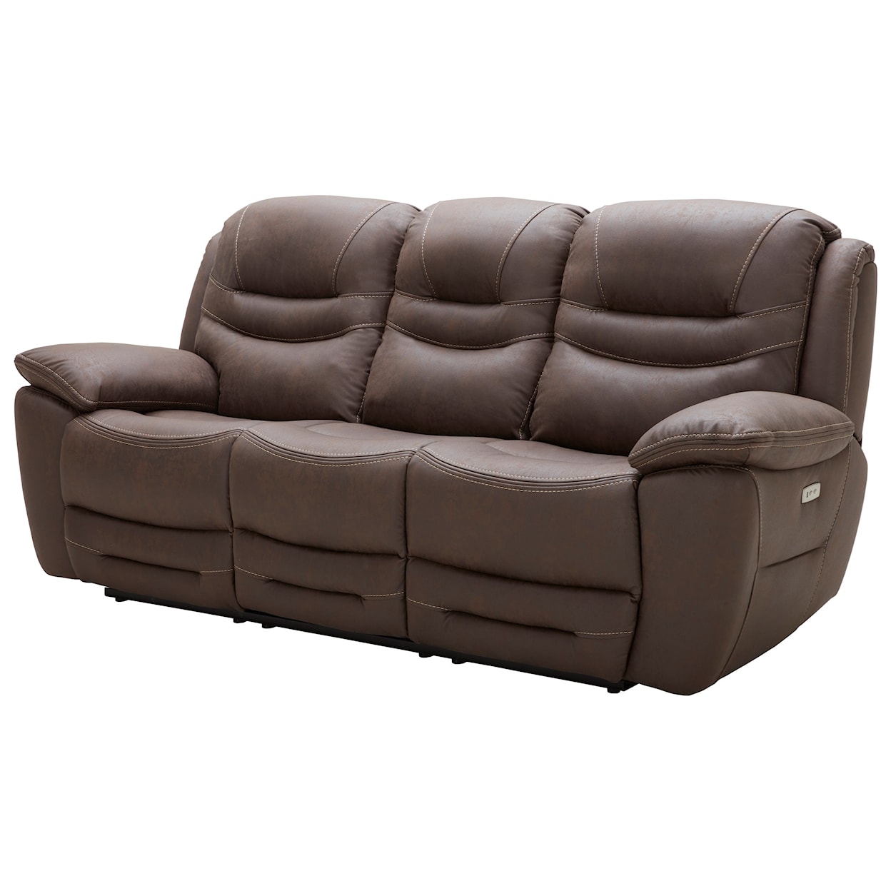 K.C. Shaffer Power Reclining Sofa w/ Power Headrests