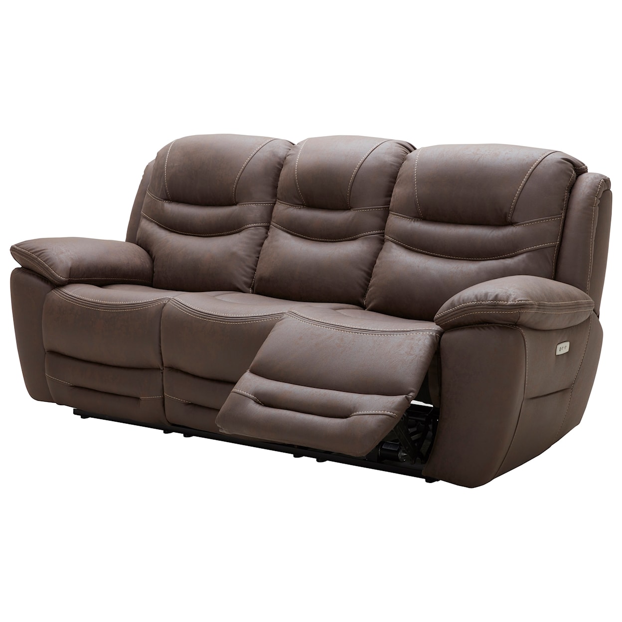 K.C. Shaffer Power Reclining Sofa w/ Power Headrests