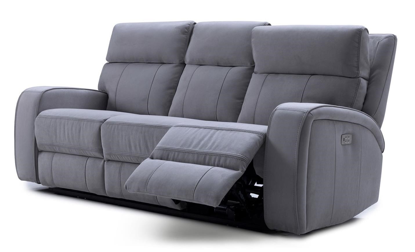 Power Recline Sofa w/ Pwr Headrest