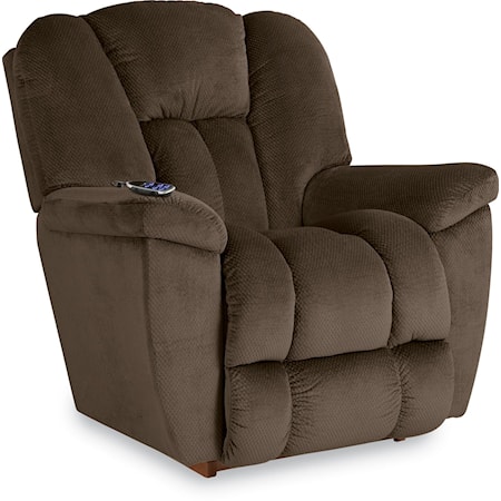 Power Rocking Recliner w/ Headrest &amp; Lumbar