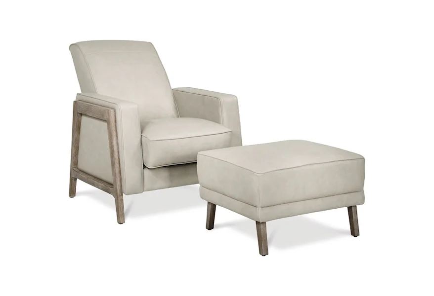 Albany Press-Back Recliner & Ottoman Set by La-Z-Boy at VanDrie Home Furnishings