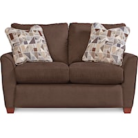 Casual Loveseat with Premier ComfortCore Cushions