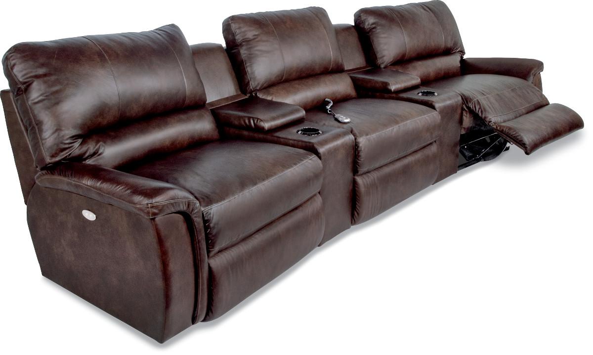 La-Z-Boy ASPEN 4CN723x2+40A723x1+40B723x1+40S723x1 FL121779 Five Piece  Reclining Home Theather Group | Godby Home Furnishings | Uph - Theater  Seating