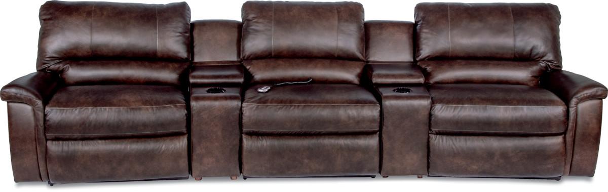 La-Z-Boy ASPEN 4SP723x1+4AP723x1+4CN723x2+4BP723x1 FL121779 Five Piece  Power Reclining Home Theather Group | Lindy's Furniture Company | Uph -  Theater Seating