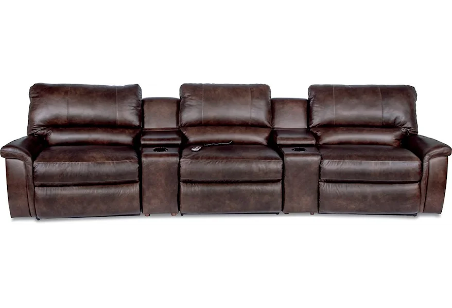 ASPEN 5 Pc Power Reclining Home Theather Group by La-Z-Boy at VanDrie Home Furnishings